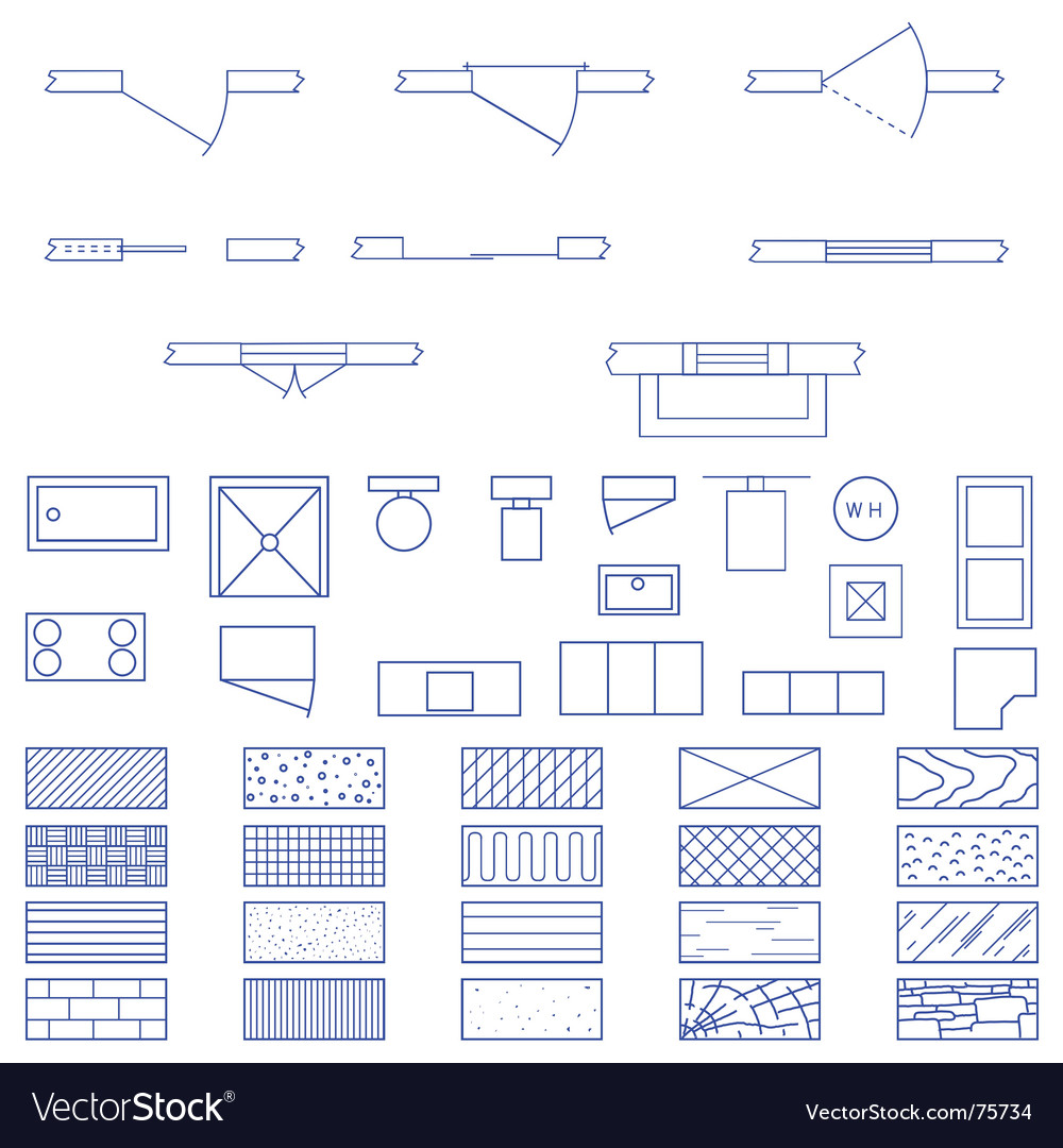 architectural blueprint symbols