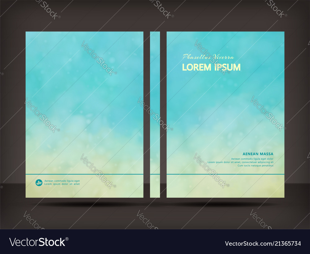 Brochure design template