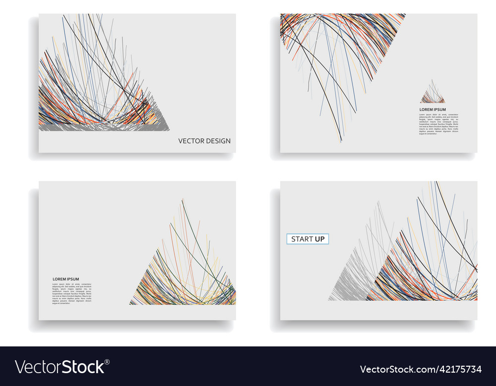 Geometry lines triangular shape abstract modern vector image Geometry lines triangular shape abstract modern