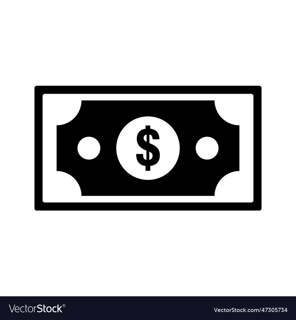 Money icon Royalty Free Vector Image - VectorStock