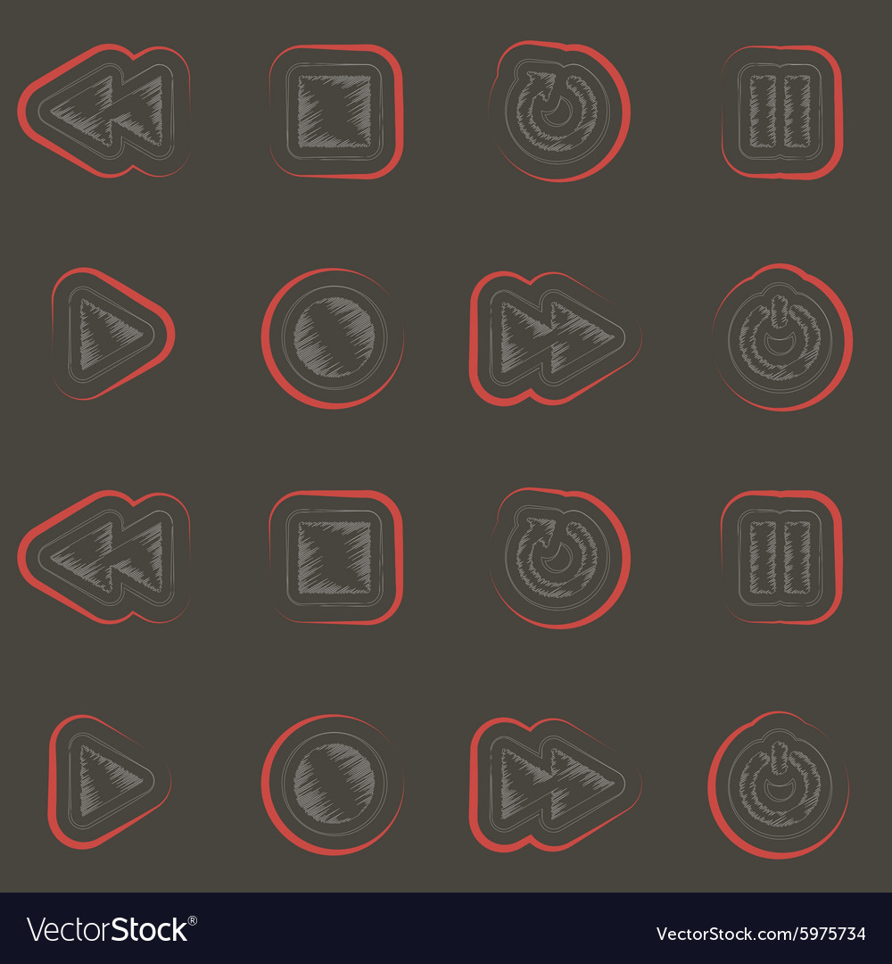 Seamless background with player icons