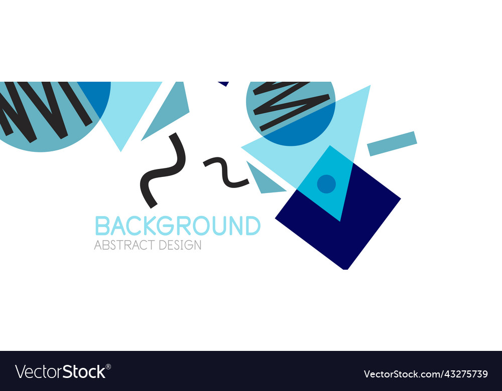 Abstract background blocks lines triangles