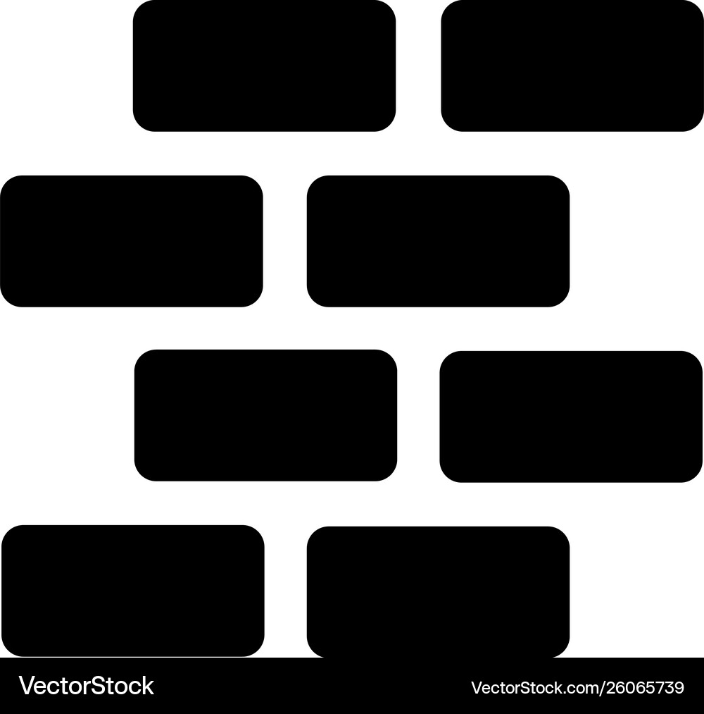 Bricks wall Royalty Free Vector Image - VectorStock