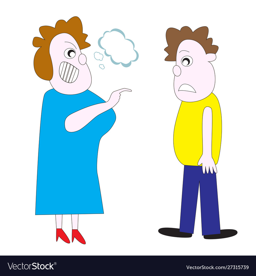 Henpecked Wife Man Vector Images (33)