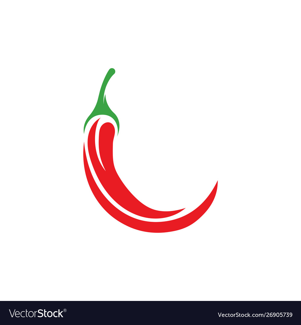 Chili-pepper icon flat