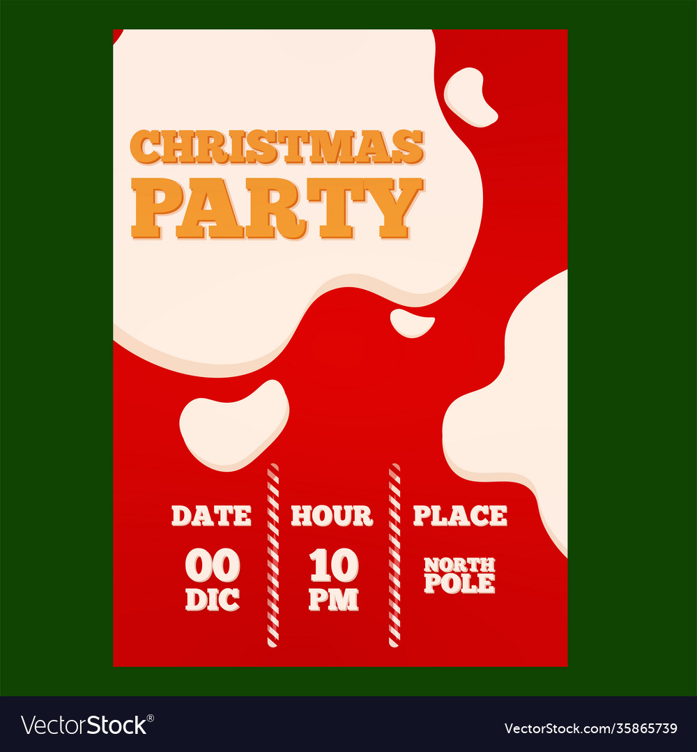 Christmas party poster