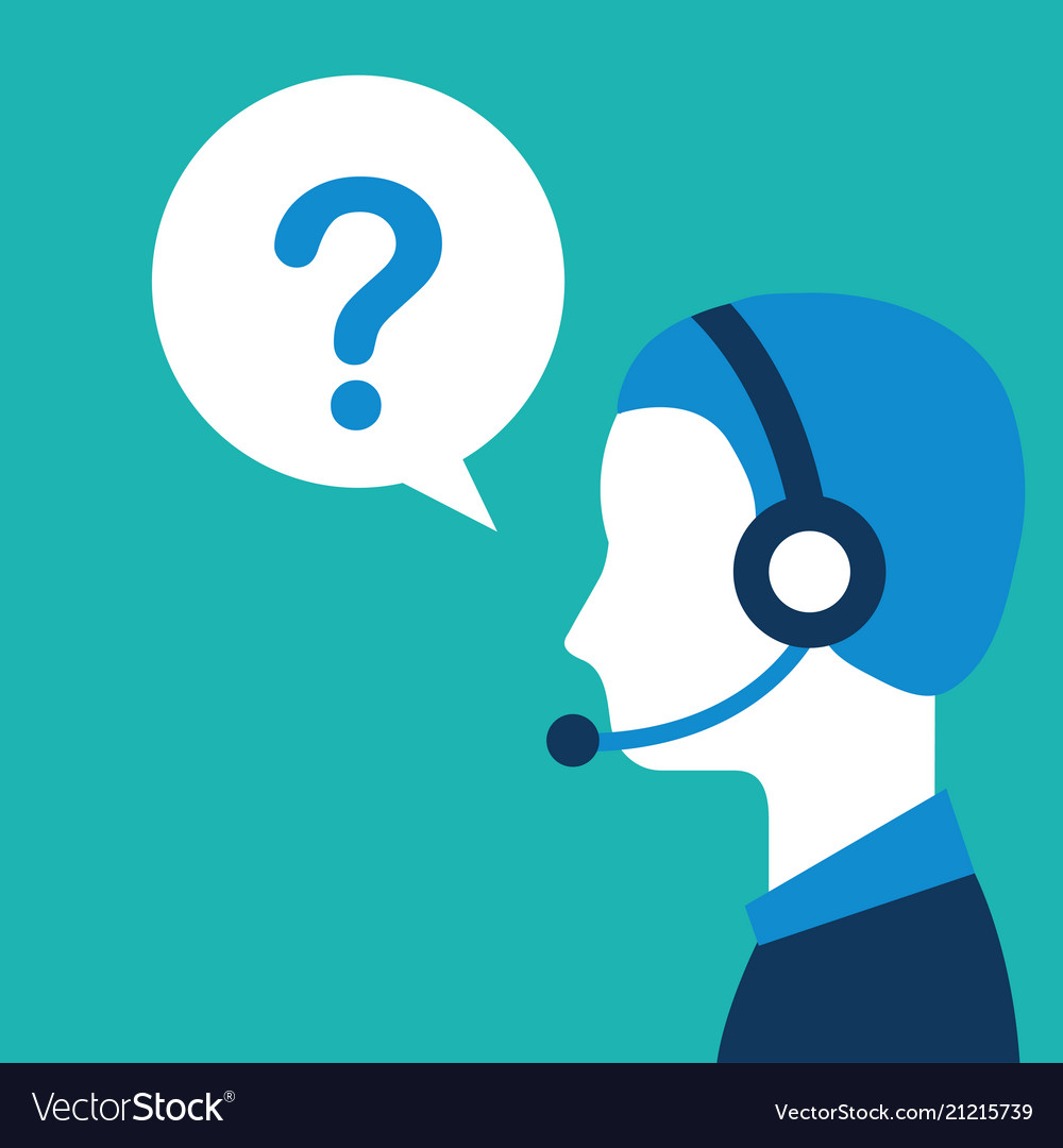 Customer Service Operator with Headset