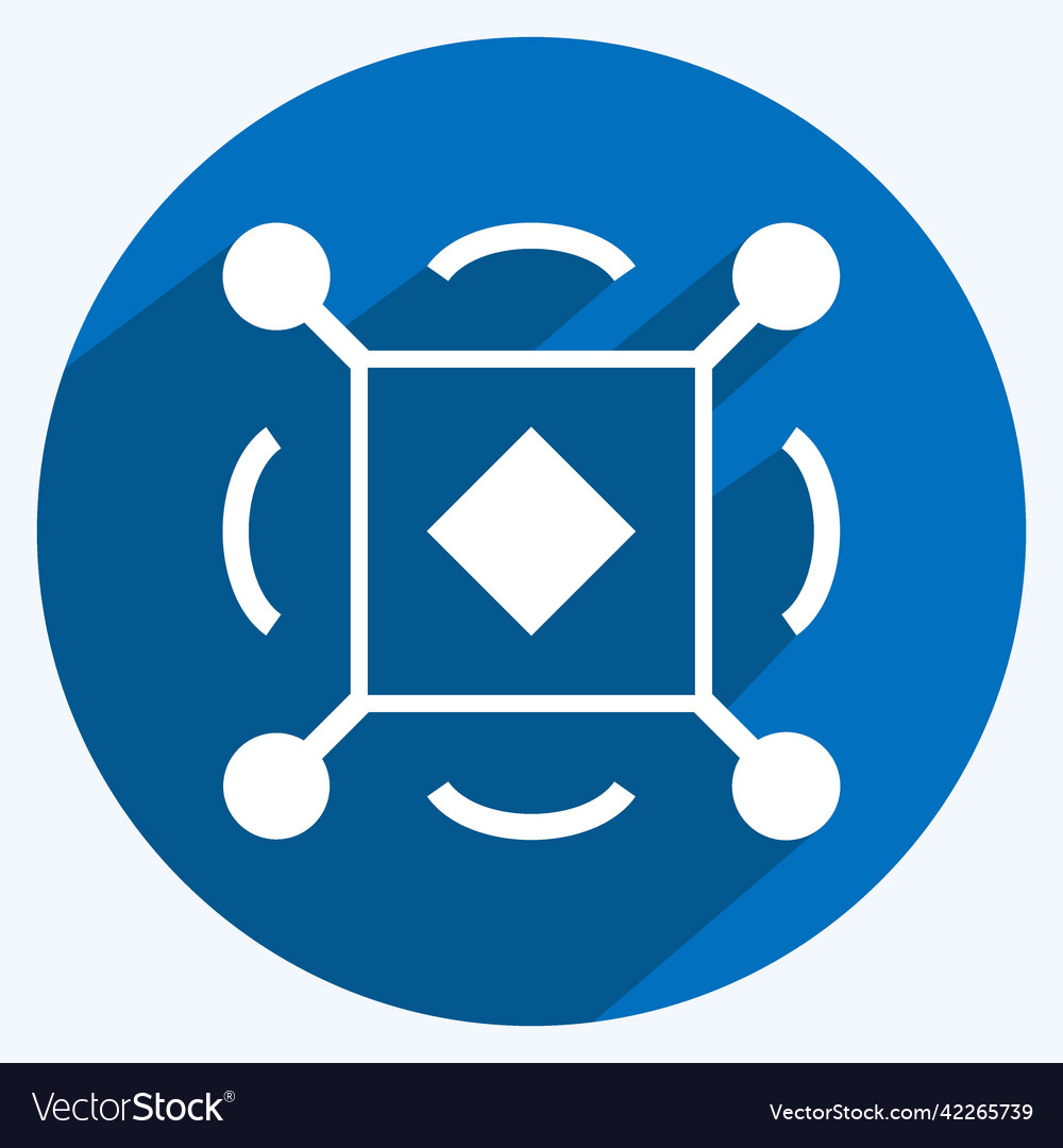Icon sensors suitable for data analytics symbol Vector Image Icon sensors suitable for data analytics symbol