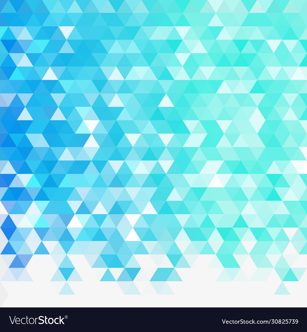 Light blue gradient triangles pattern a sample