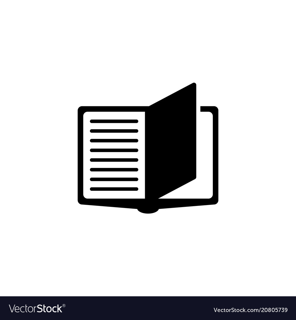 Notebook Icon - Simple Flat Style