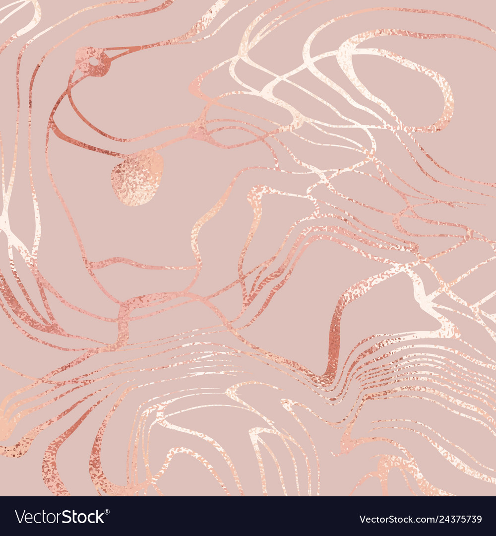 Rose marble rose gold elegant texture Royalty Free Vector