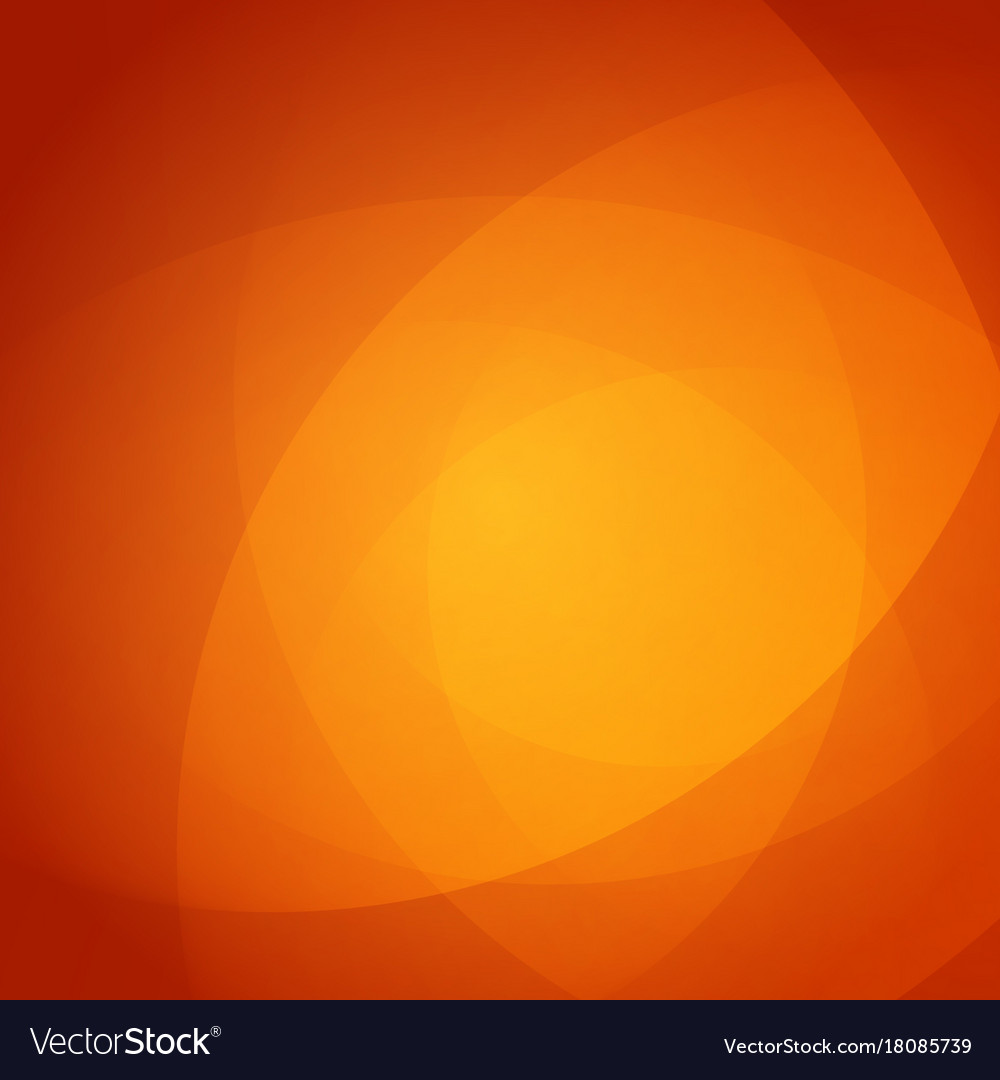 Smooth light orange waves lines abstract Vector Image