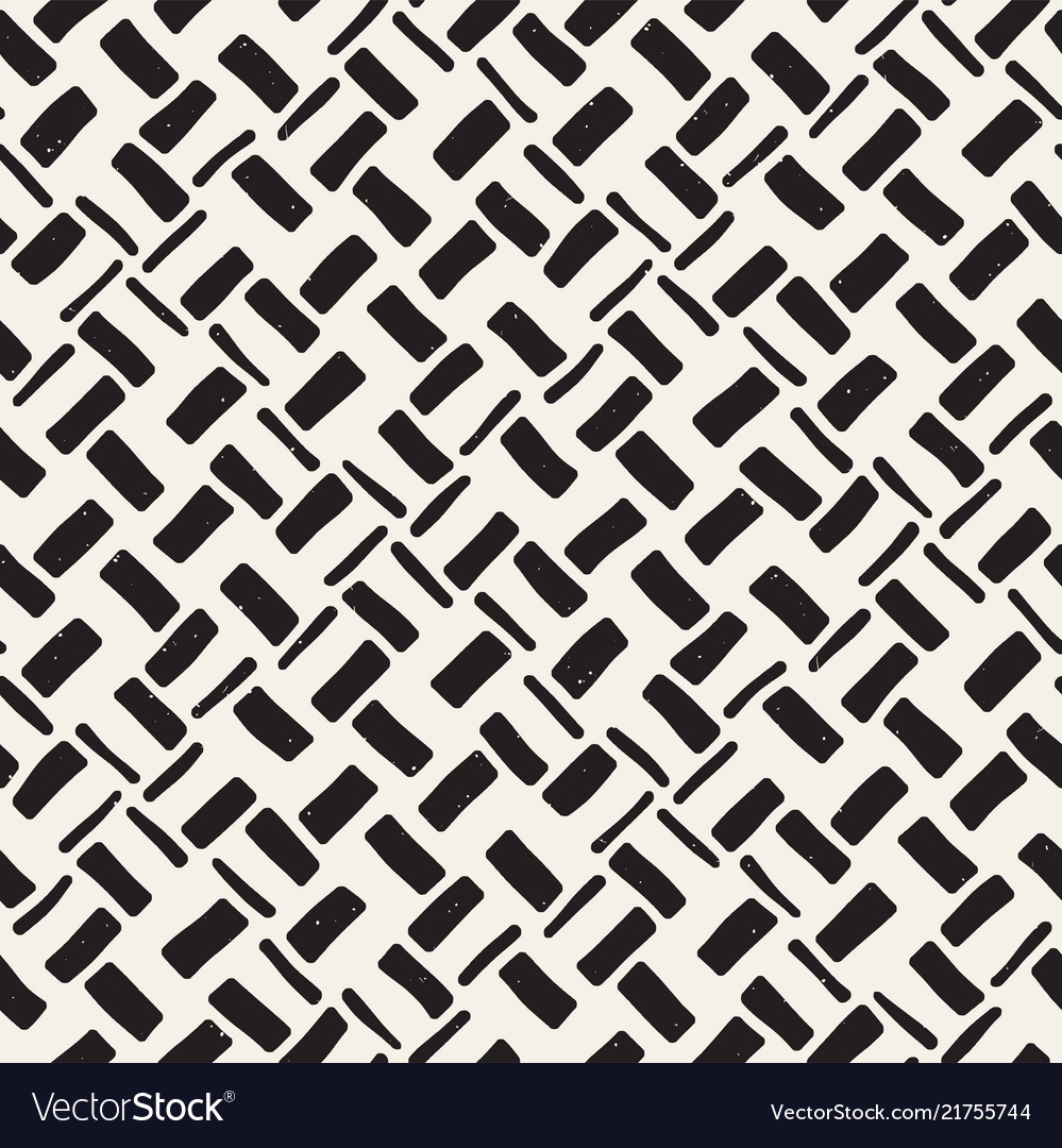 Hand drawn seamless repeating pattern with lines vector image Hand drawn seamless repeating pattern with lines