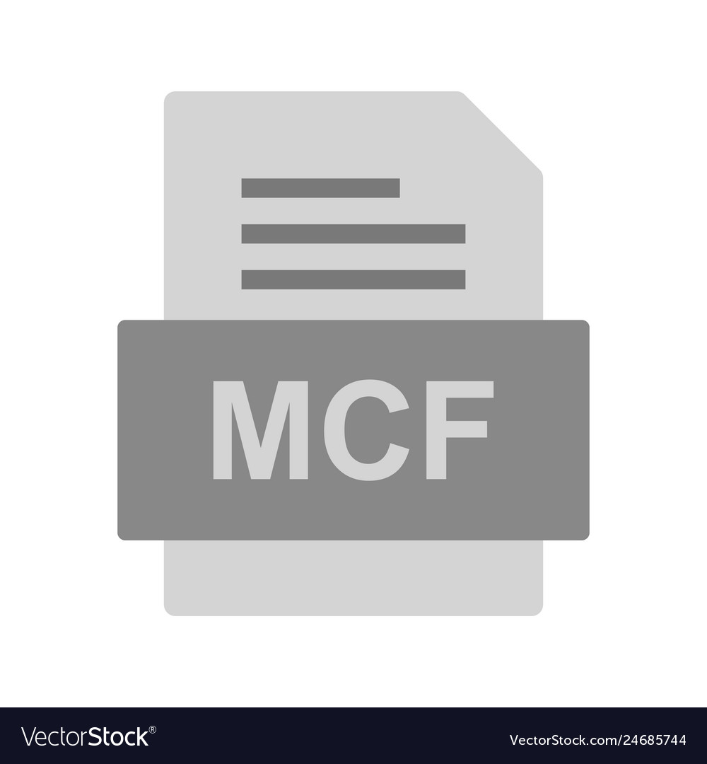 Mcf file document icon