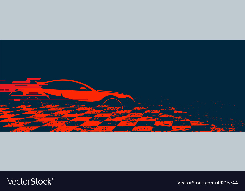 Racing speed background abstraction in car track