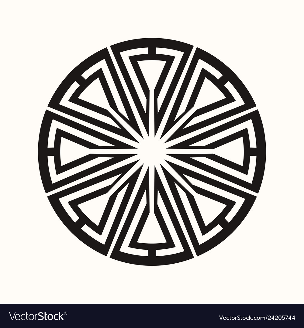 Secret symbols. Стилизованный компас. Secret Helm.
