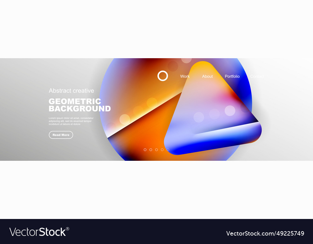 Overlapping geometric shapes background 3d shadow vector image Overlapping geometric shapes background 3d shadow