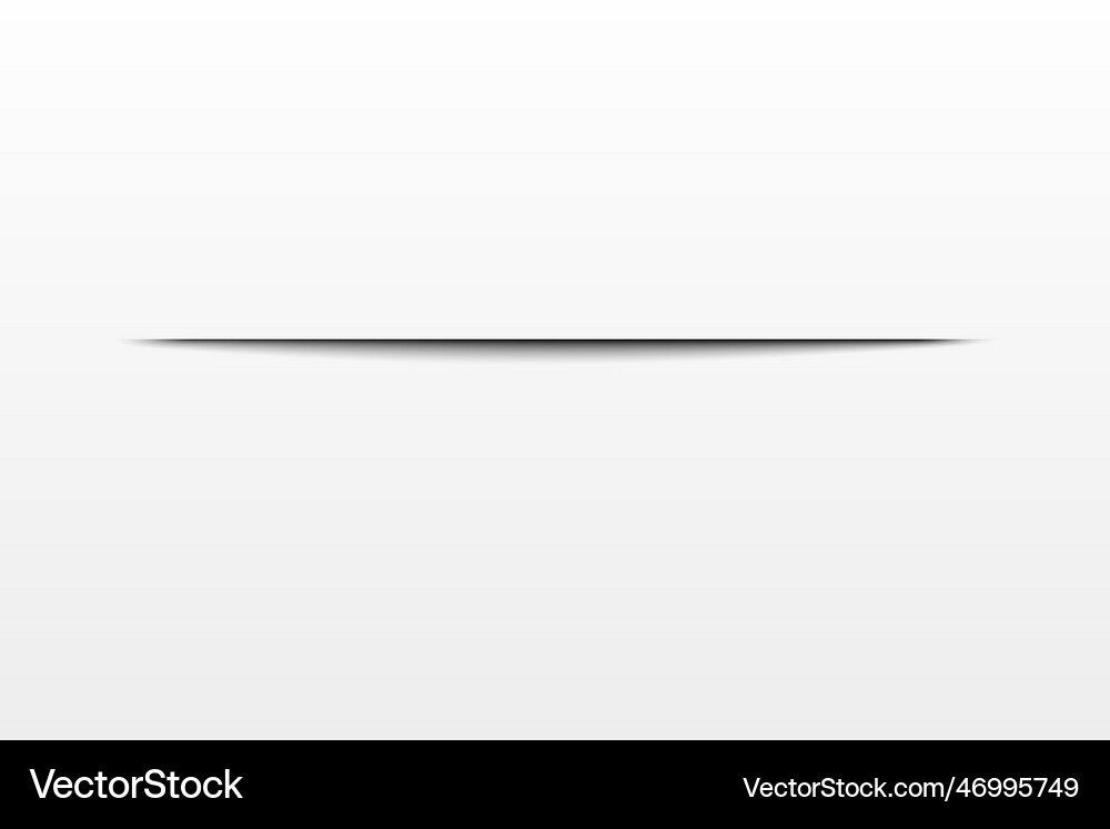Shadow effect realistic blurred edges Royalty Free Vector