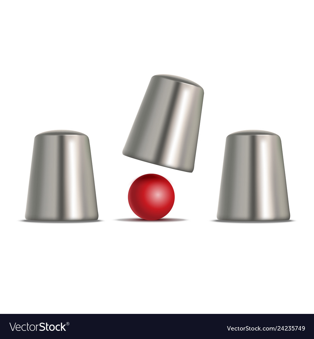Shell Game Set - 3D Trick