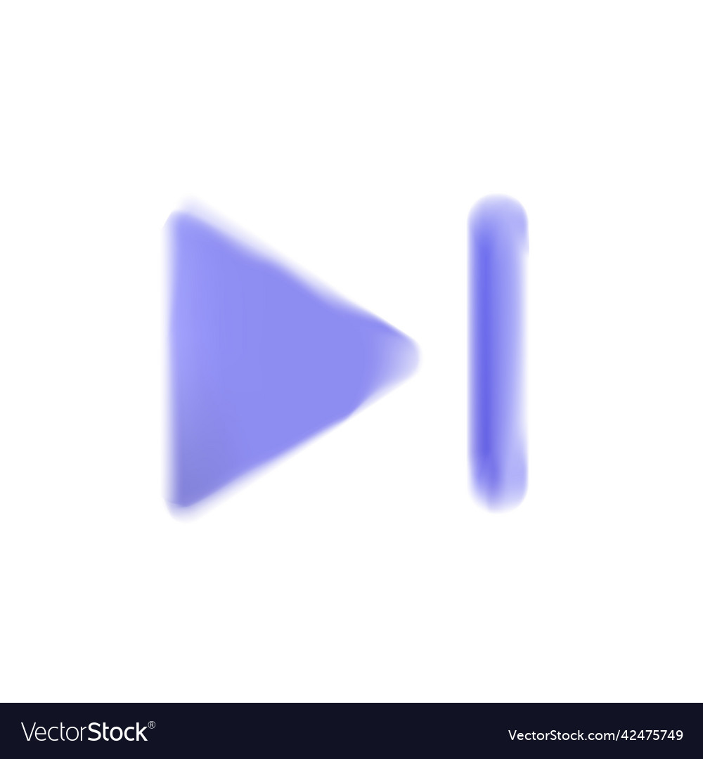 Skip to the end next music player button vector image Skip to the end next music player button