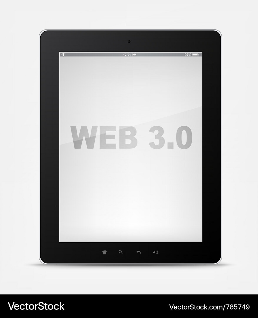 Tablet computer Royalty Free Vector Image - VectorStock