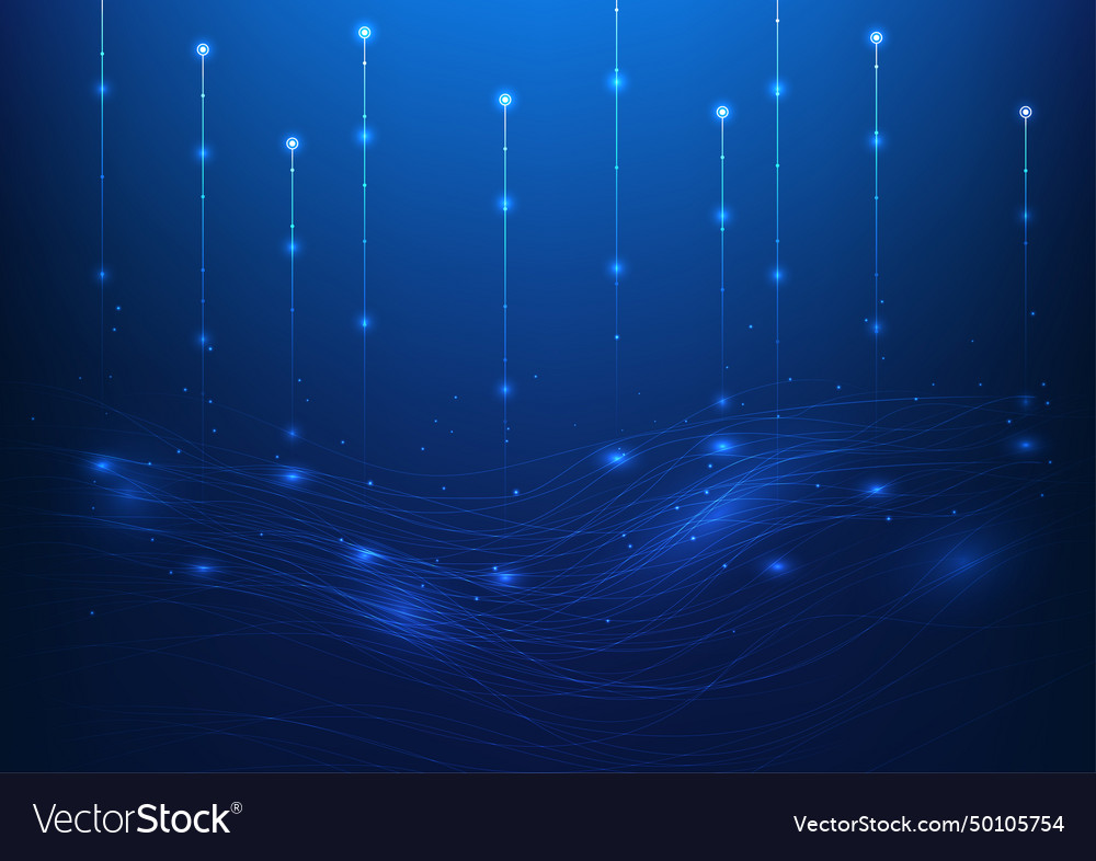 Big data technology background overlapping