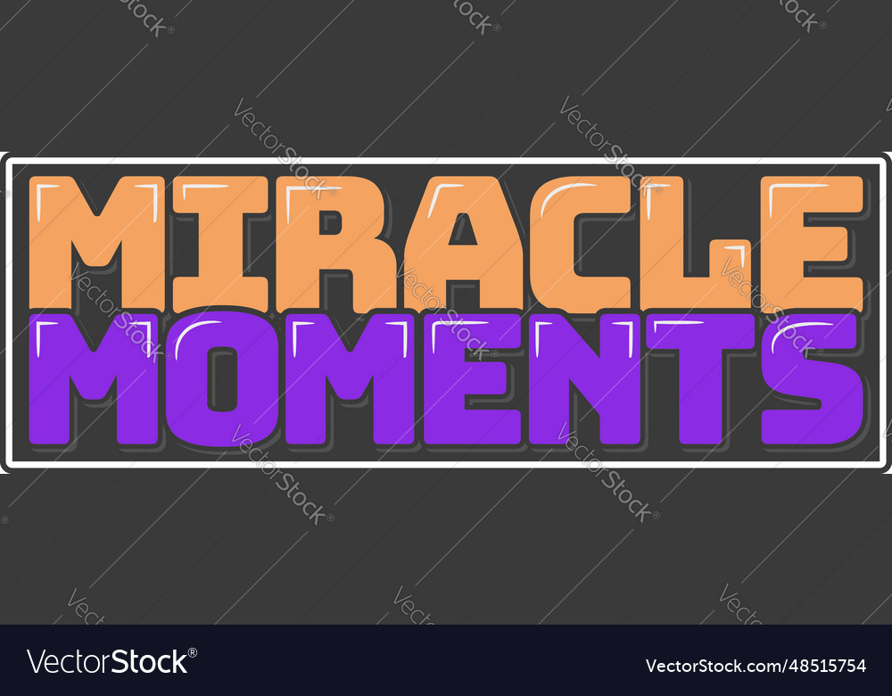 Miracle moments hanukkah lettering