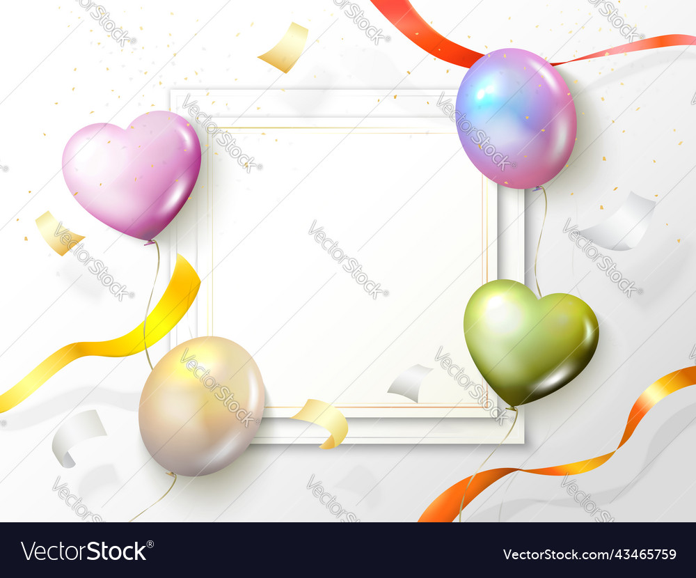 Abstract background with floating ribbon paper vector image Abstract background with floating ribbon paper