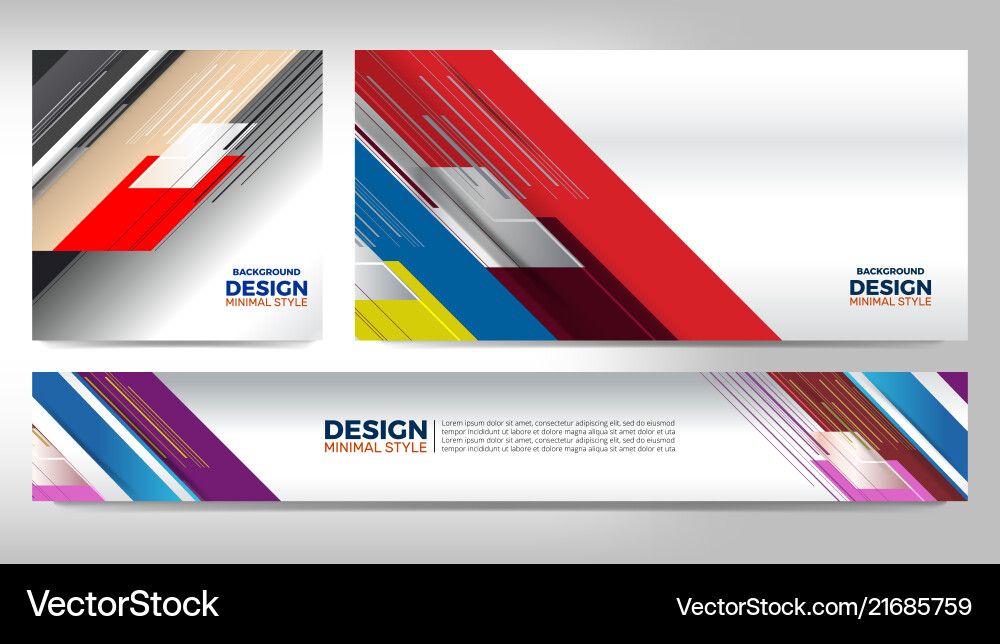 Banner Advertising Design Royalty Free Vector Image