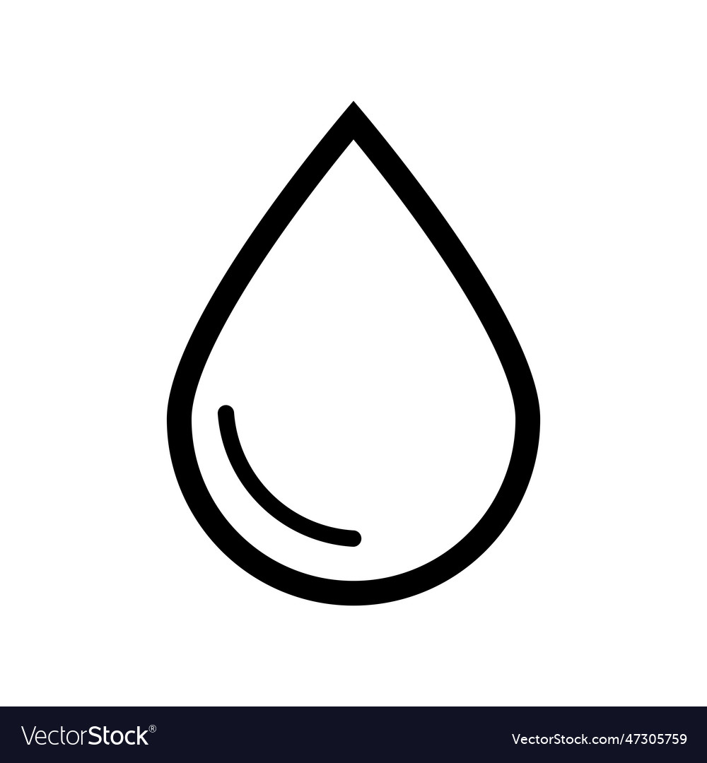 Falling Water Icon Royalty Free Vector Image - Vectorstock