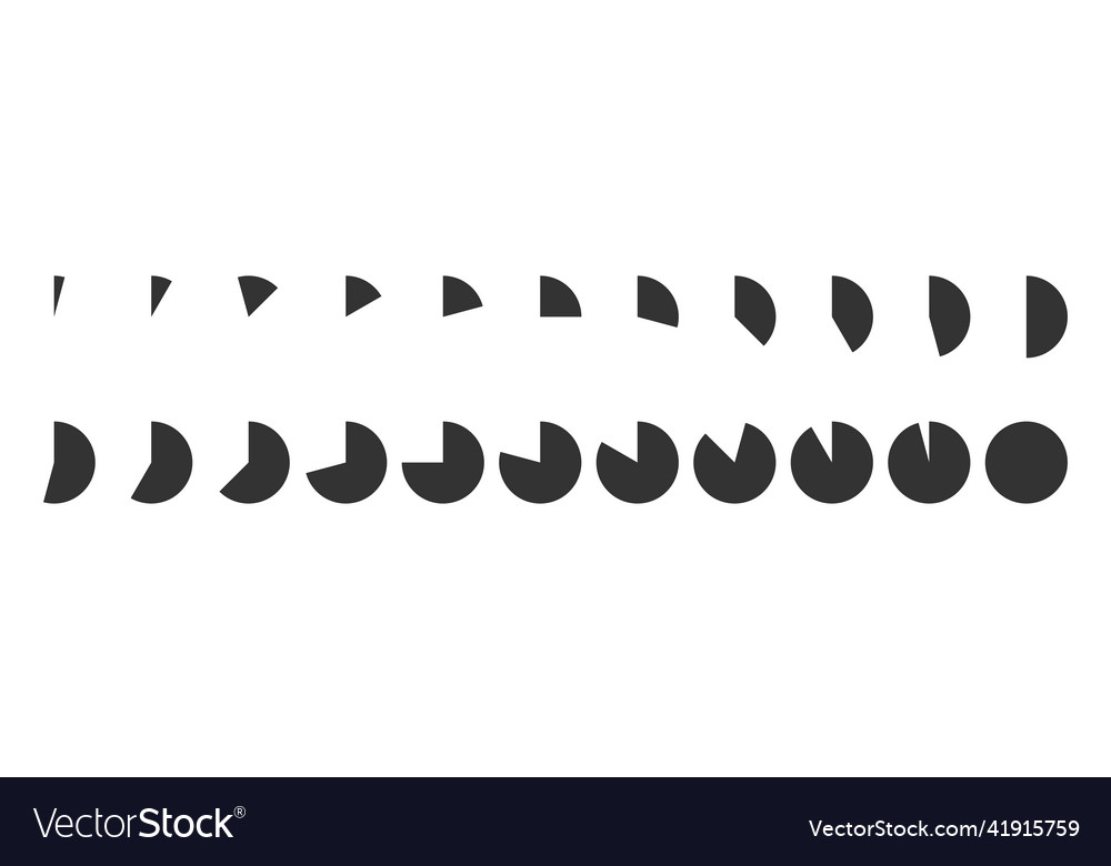 Icon loading animation gui preloader vector image Icon loading animation gui preloader