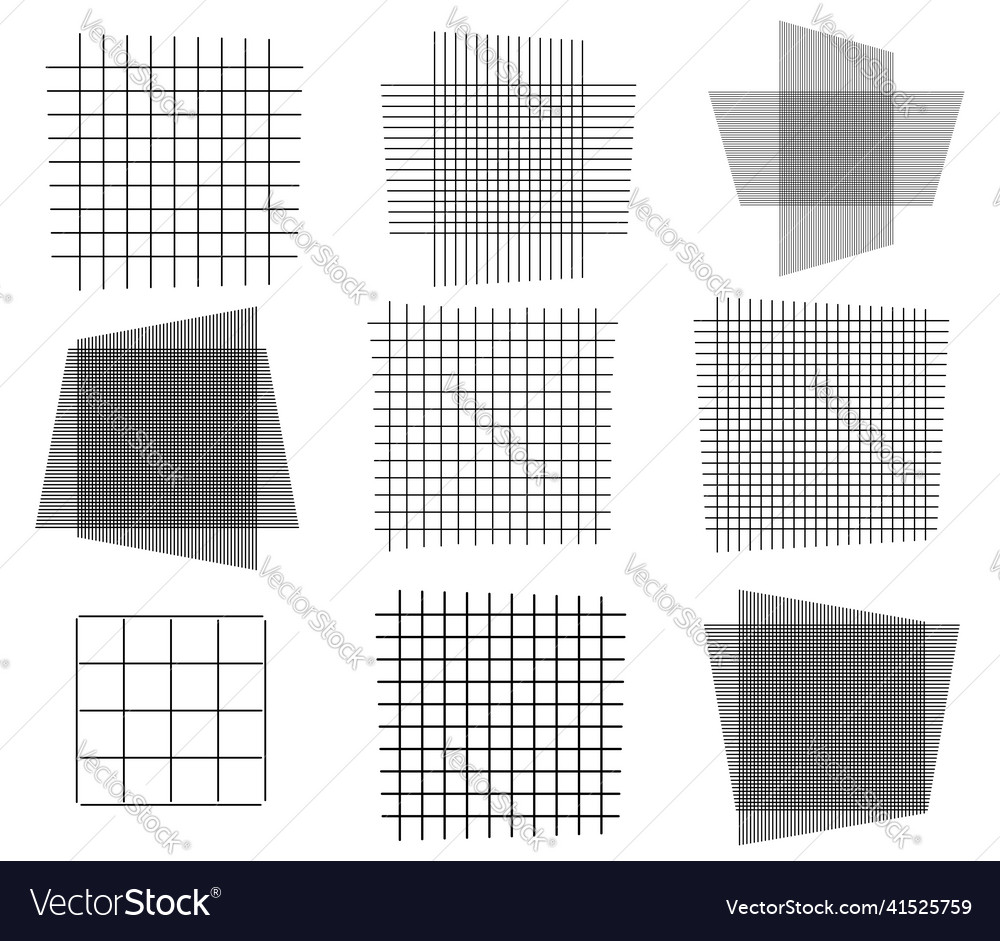 Irregular random intersecting lines abstract grid vector image Irregular random intersecting lines abstract grid