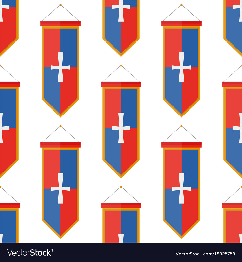 Ritter Flaggen mittelalterliche Waffen heraldischer Ritter