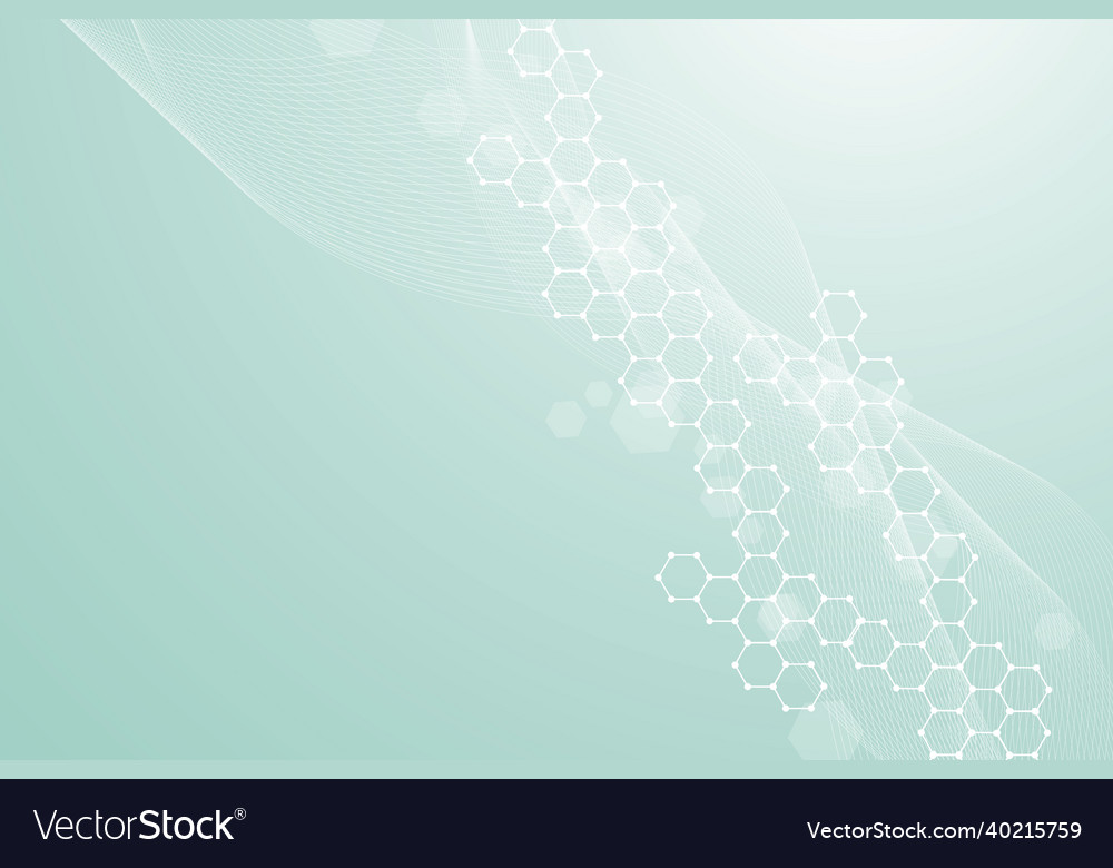 Science network pattern connecting lines and dots vector image Science network pattern connecting lines and dots