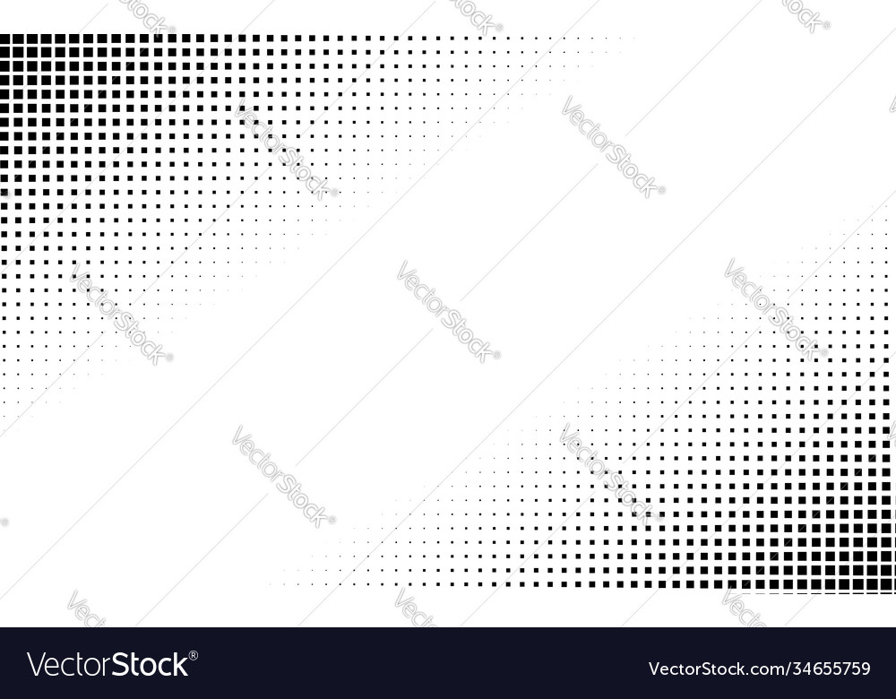 Squares halftone geometric background pattern