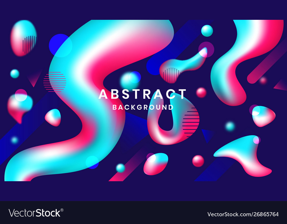 Abstract background with liquid effect