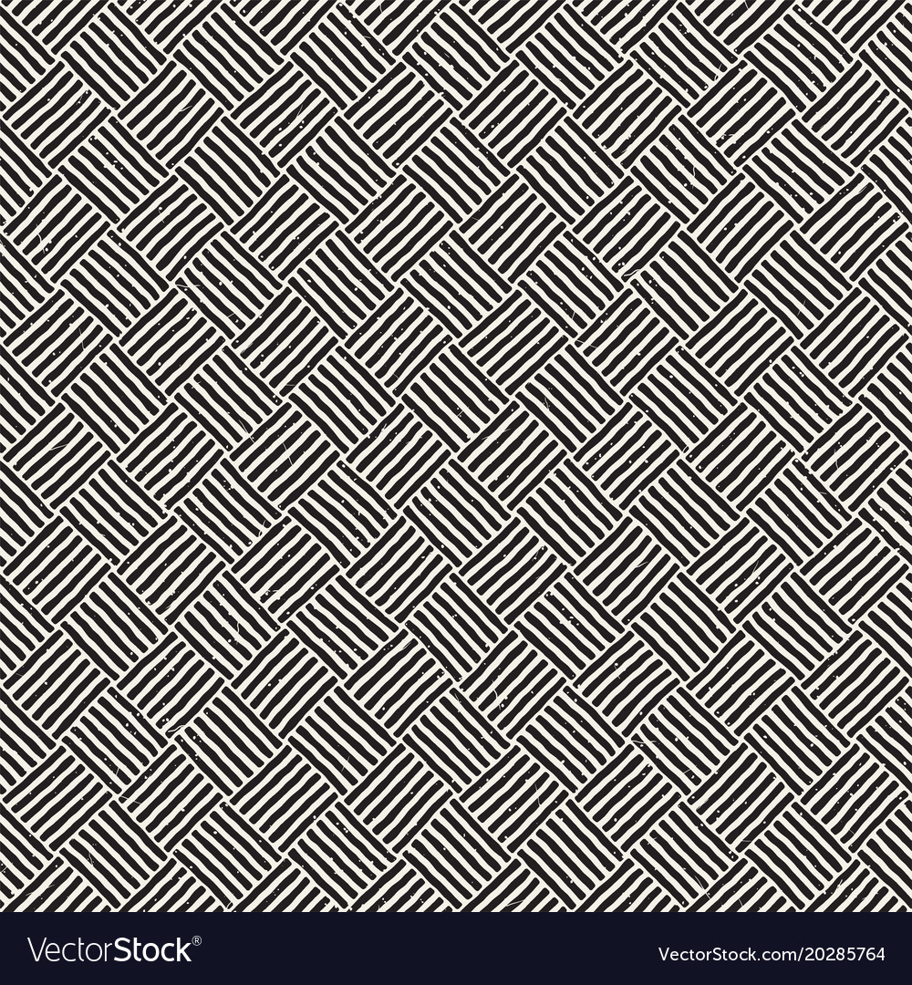 Hand drawn seamless repeating pattern with lines