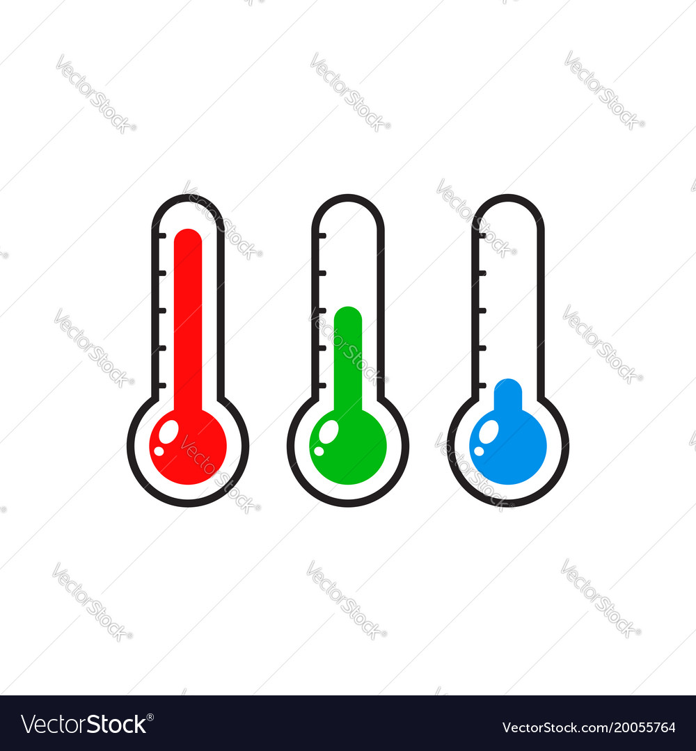 Multiple Thermometer Levels Icon