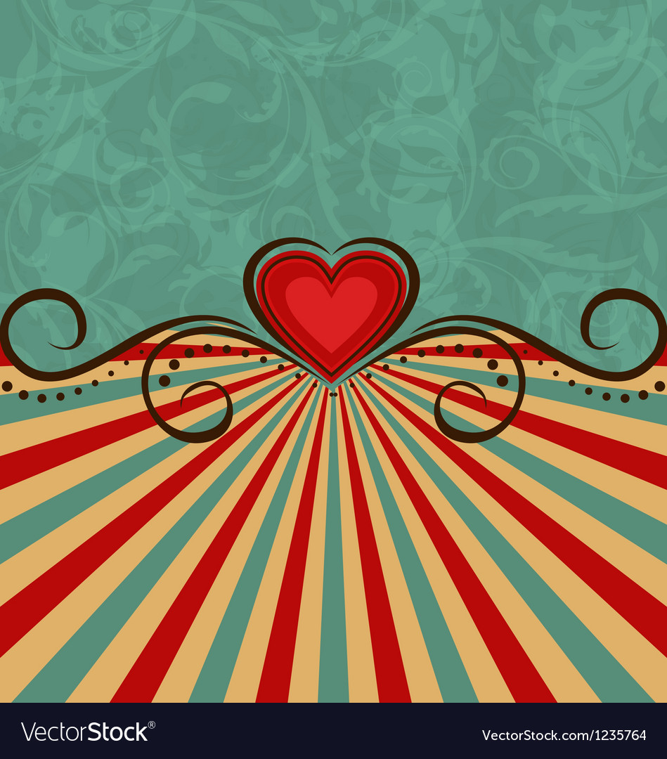 Valentines day vintage background