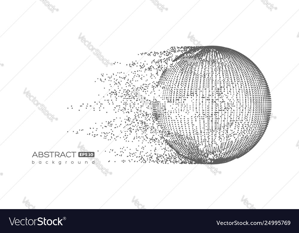 Abstract Particle Explosion Sphere