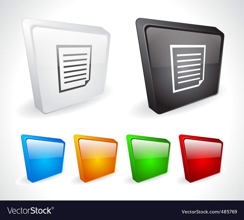Color 3d buttons for web