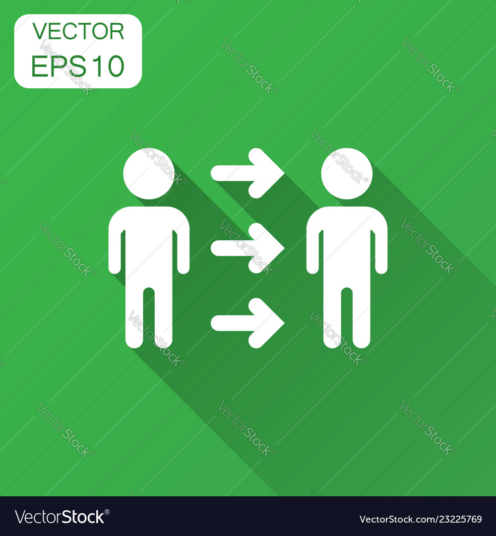People Referral Icon - Business Communication