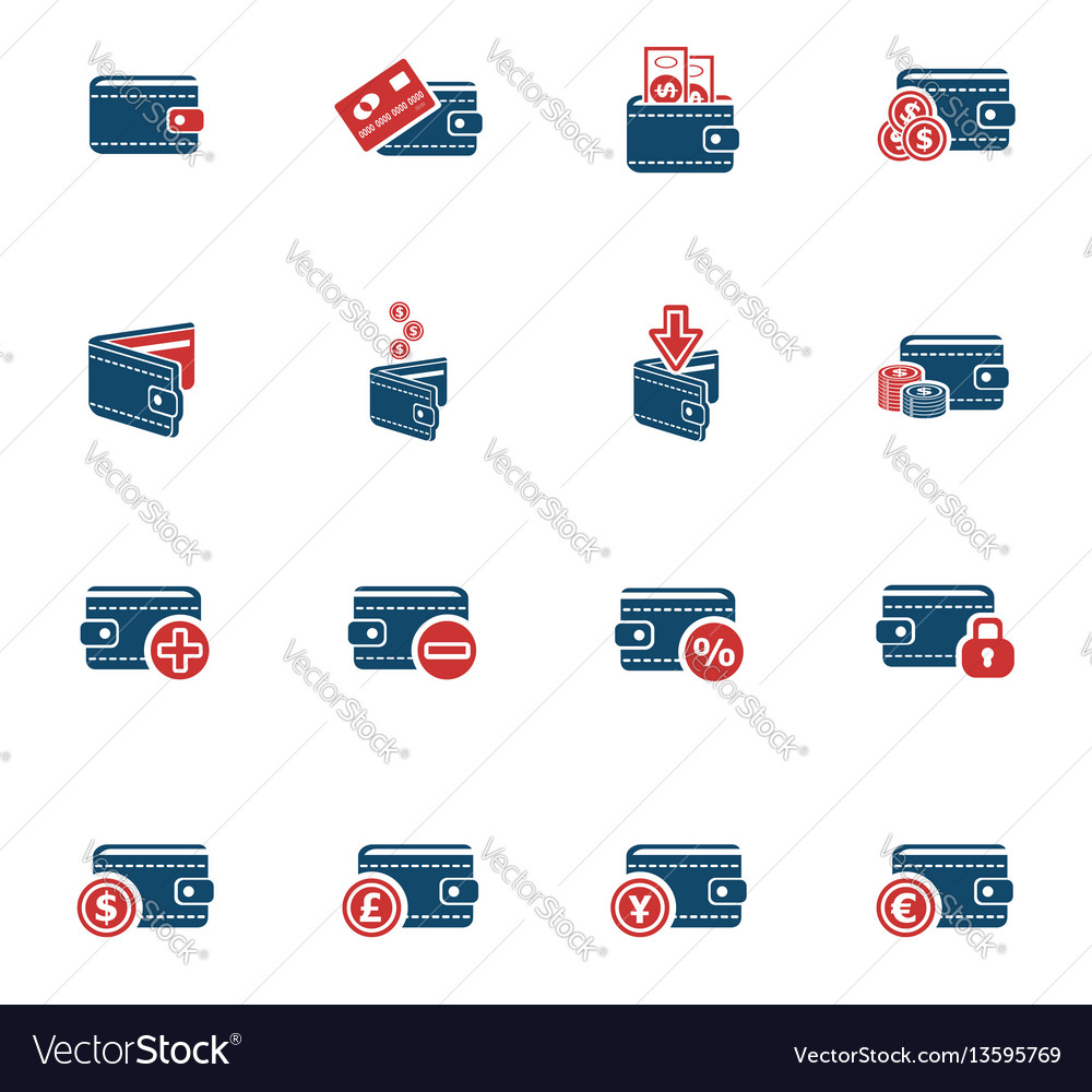 Set of money icons