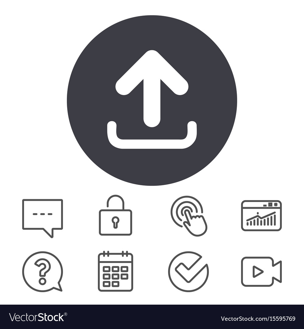 Load symbol. Upload sign.