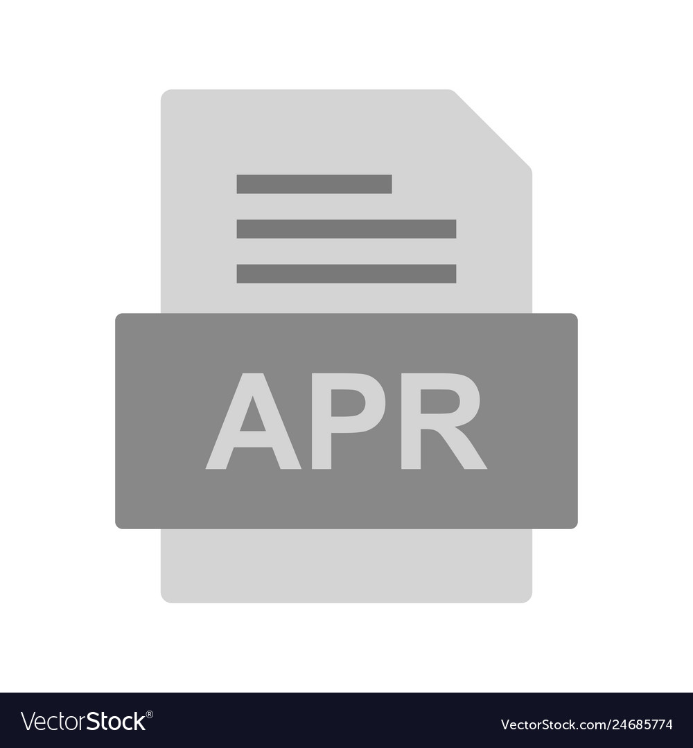 Apr file document icon