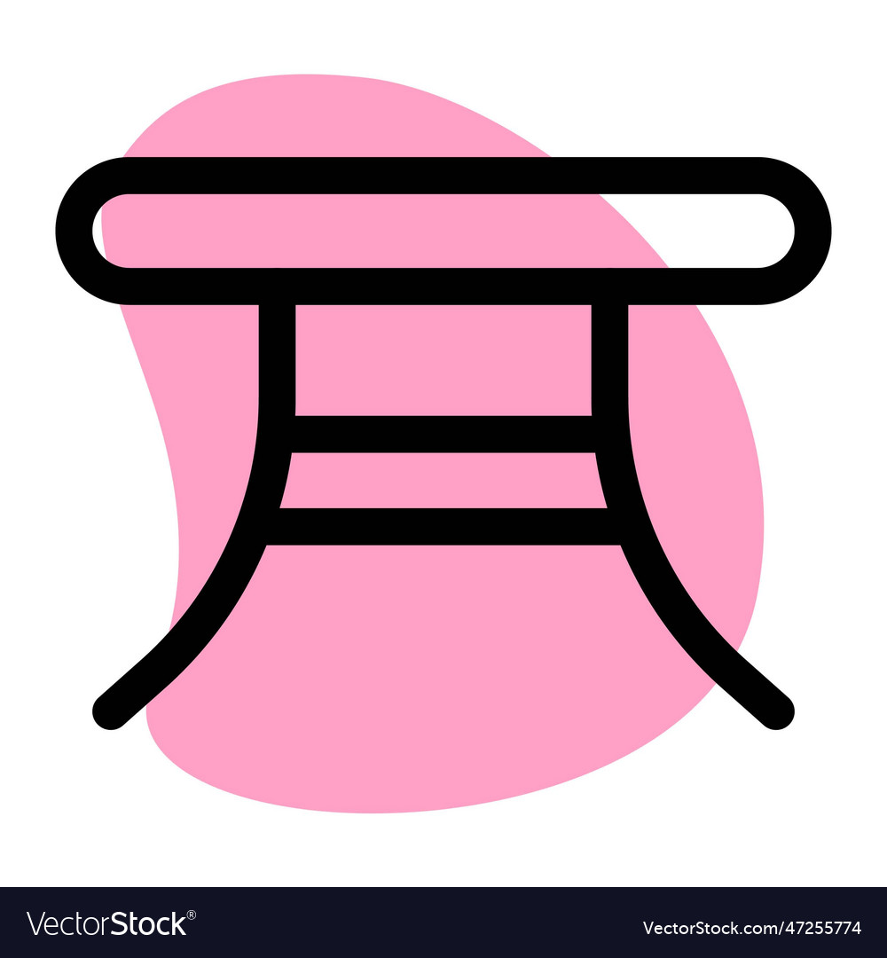 Designer end table with unique leg support