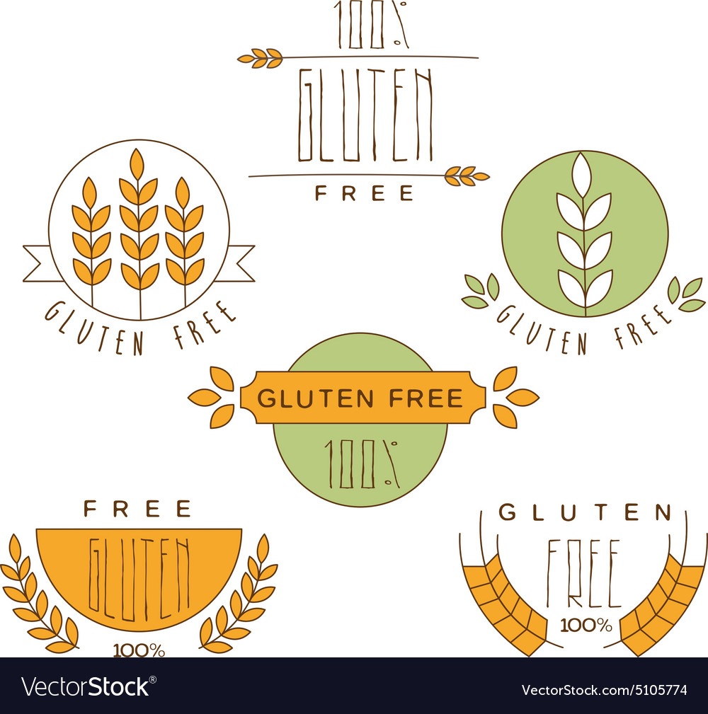 Gluten free natural product label