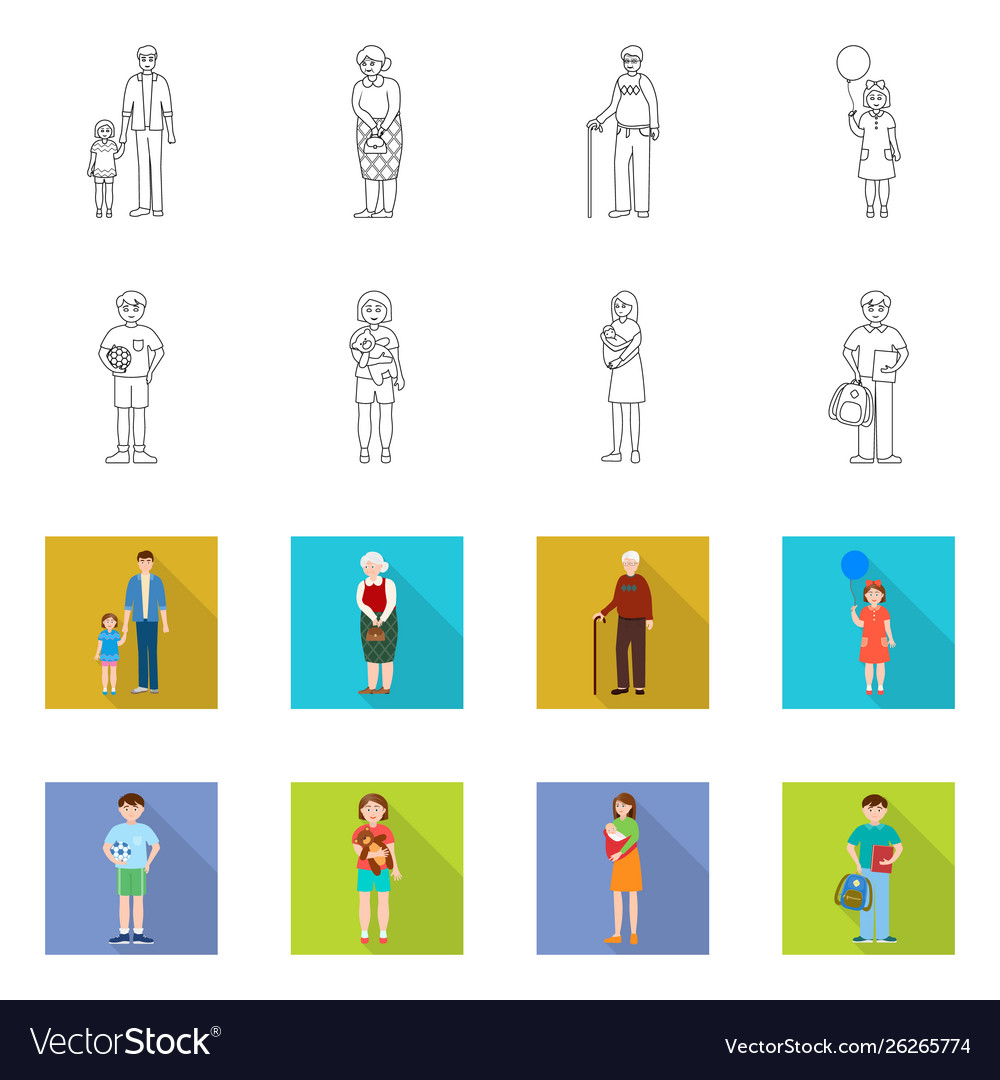 Isolated object character and avatar symbol