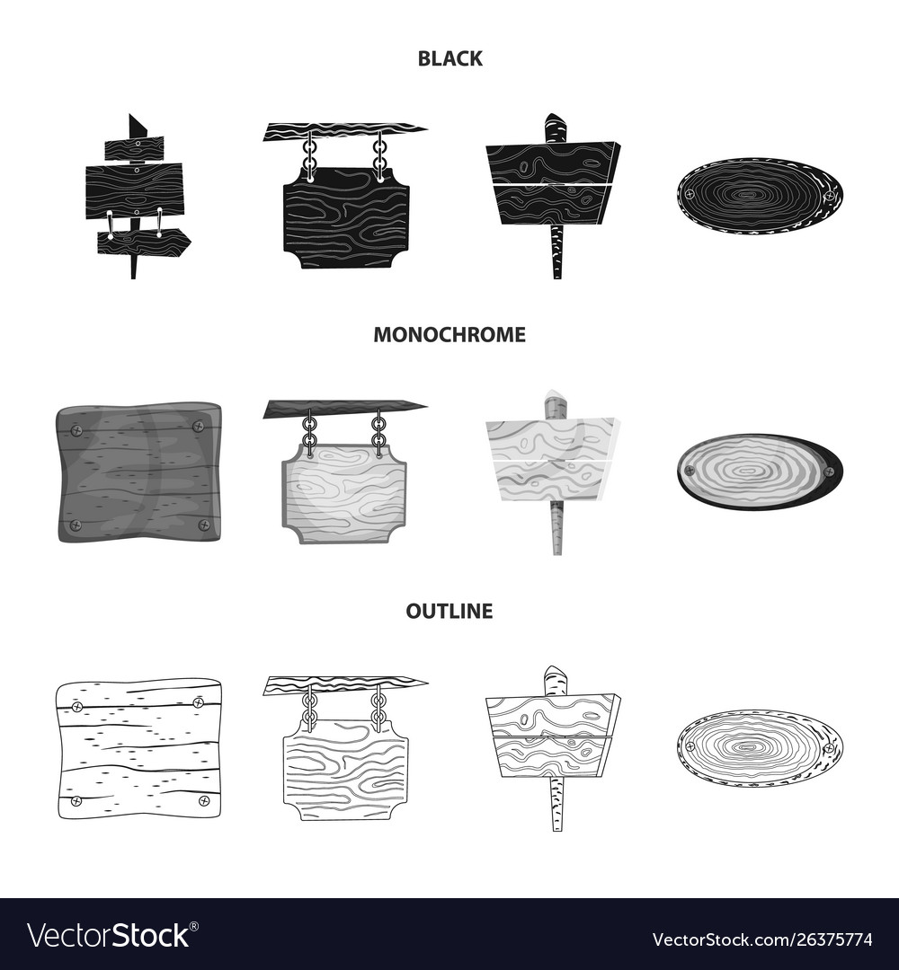 Isolated object raw and forest icon set vector image Isolated object raw and forest icon set