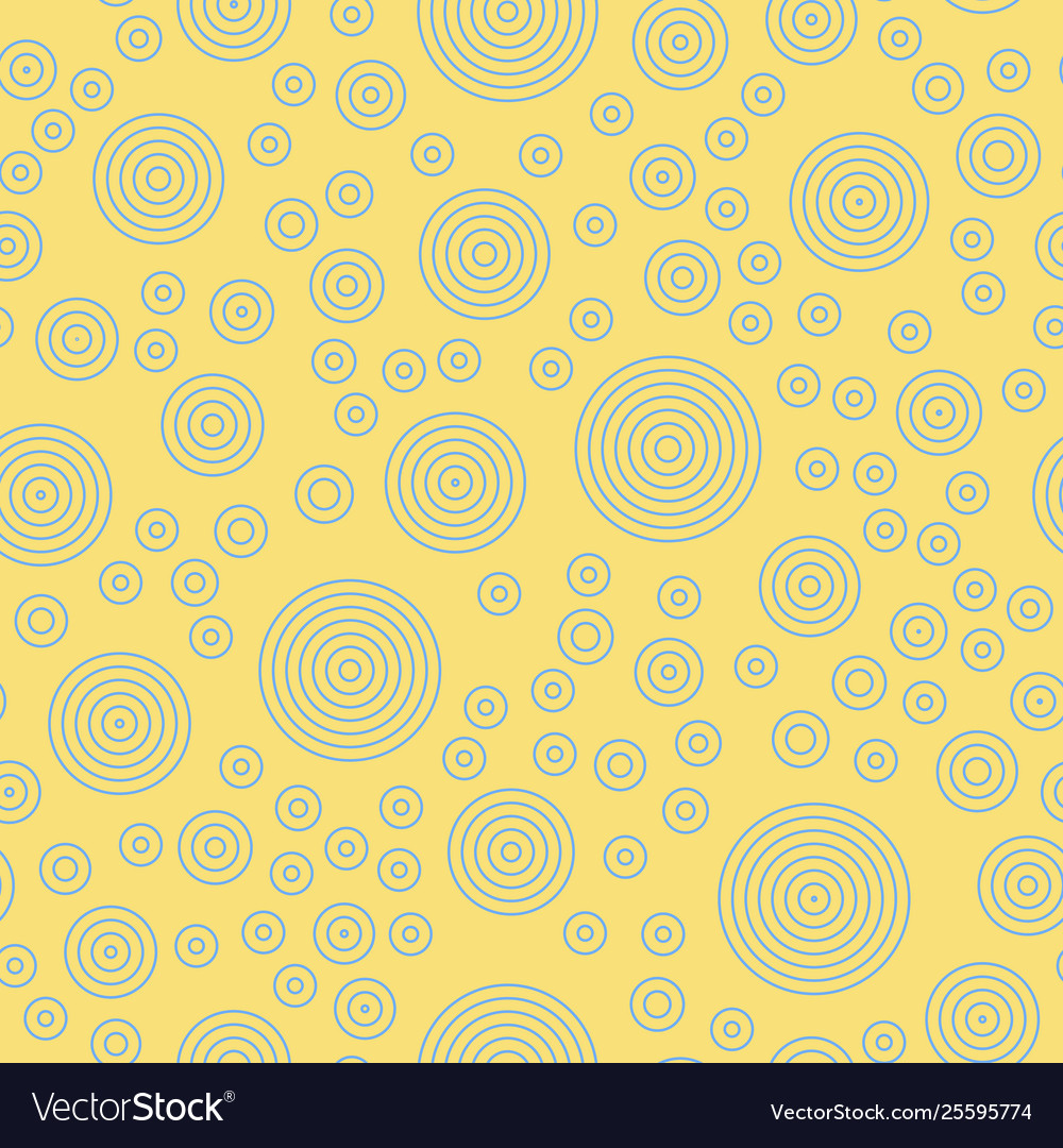 Multiple layer different sized concentric circles vector image Multiple layer different sized concentric circles